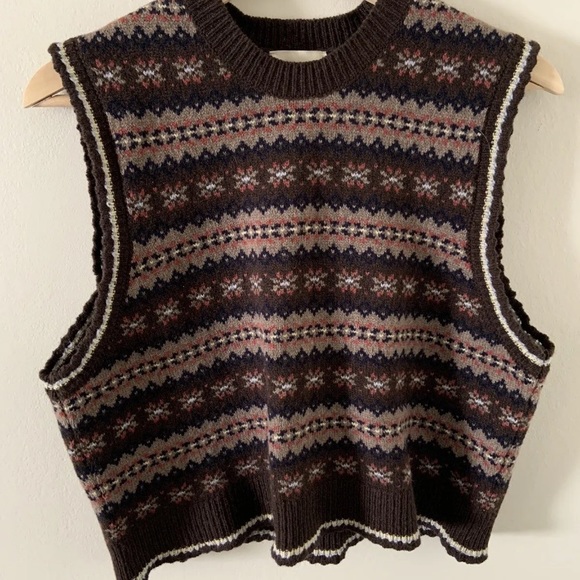 DÔEN Aniene Fair Isle Vest - Picture 2 of 5